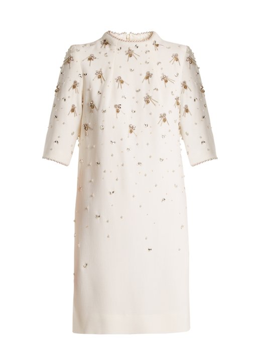 Alexa bead-embellished wool-crepe dress | Goat | MATCHESFASHION US