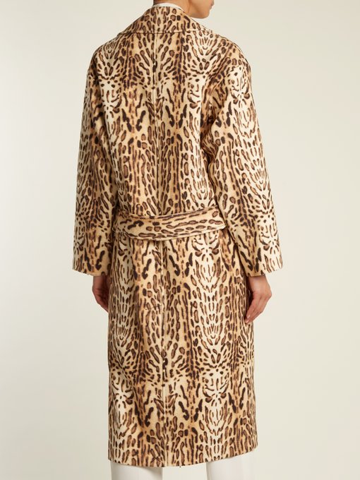 Leopard-print wool cocoon coat | Adam Lippes | MATCHESFASHION.COM UK