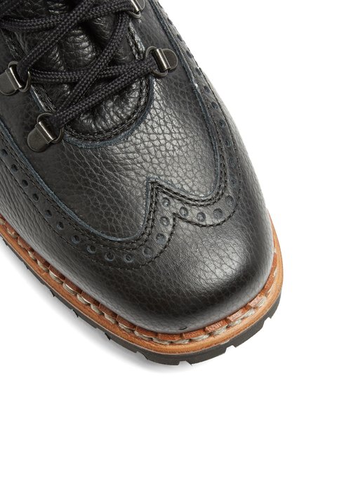 Bexley brogue-detail leather ankle 