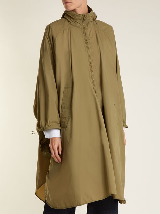 Christo funnel-collar lightweight cape | Isabel Marant Étoile ...