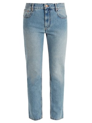 Cliff high-rise straight-leg cropped jeans | Isabel Marant Étoile ...