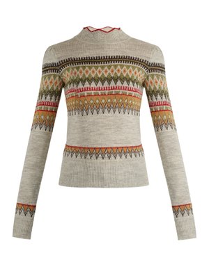 Blake Fair-Isle knit sweater | Isabel Marant Étoile | MATCHESFASHION UK
