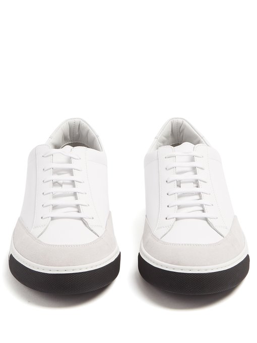 Tennis Pro low-top leather trainers 