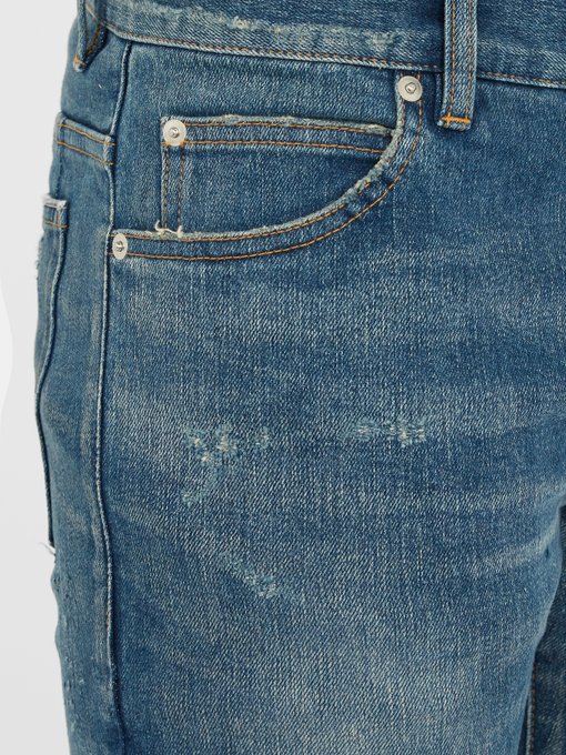 Distressed slim-leg jeans | Balmain | MATCHESFASHION UK