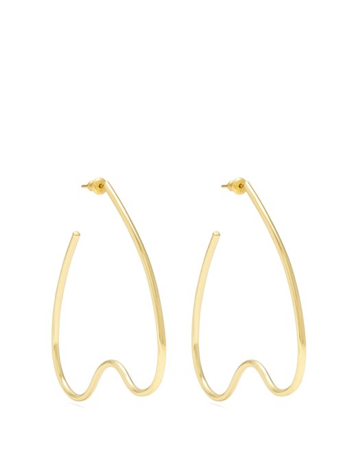 Tooth large gold-plated earrings | Simone Rocha | MATCHESFASHION UK
