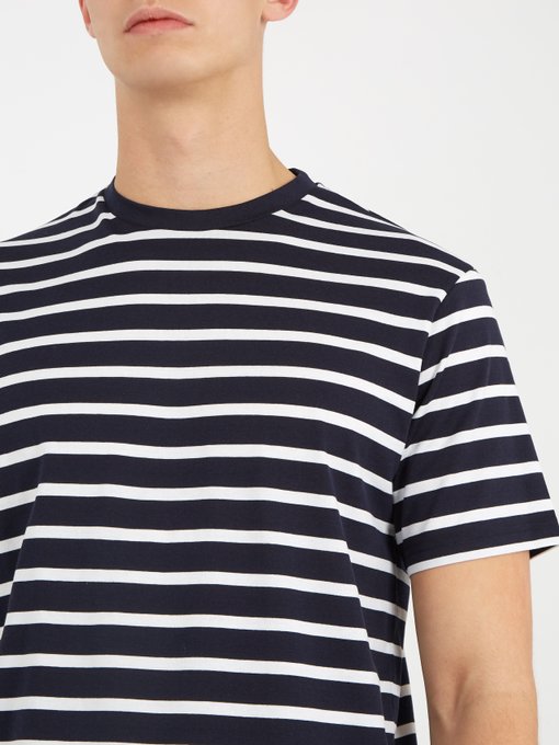 Striped cotton-jersey T-shirt | Sunspel | MATCHESFASHION UK
