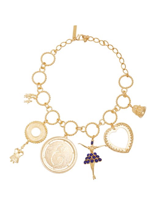 Gold-plated charm necklace | Emilia Wickstead | MATCHESFASHION UK