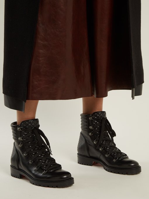 Mad 35 lace-up leather ankle boots 
