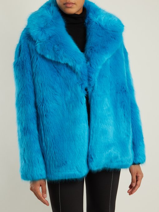 Oversized faux-fur jacket | Diane Von Furstenberg | MATCHESFASHION UK