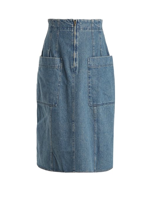 A-line cotton-denim skirt | Apiece Apart | MATCHESFASHION US