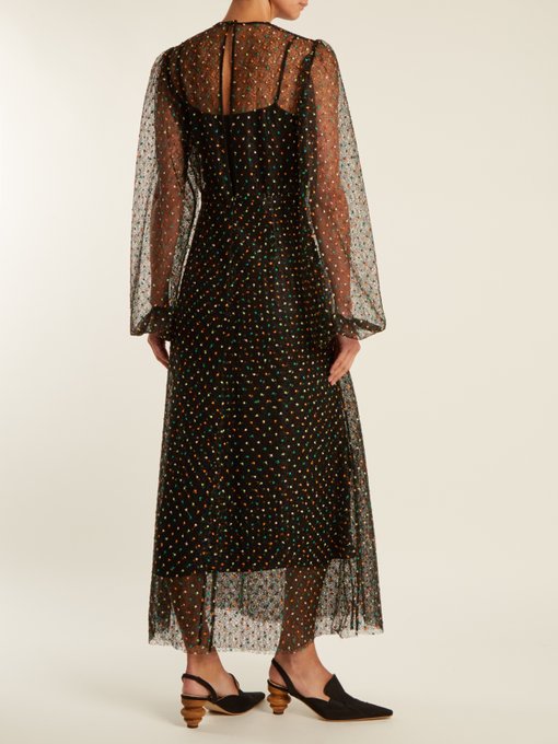 Camelita embroidered abstract-lace dress | Emilia Wickstead ...