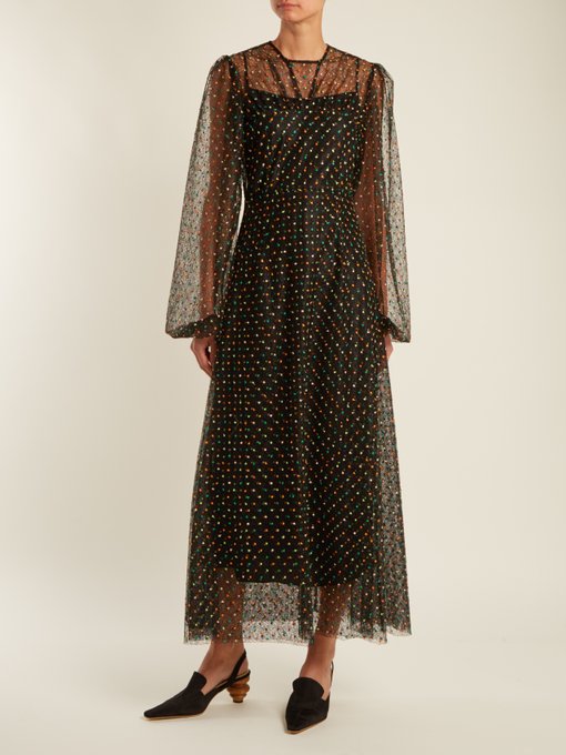Camelita embroidered abstract-lace dress | Emilia Wickstead ...