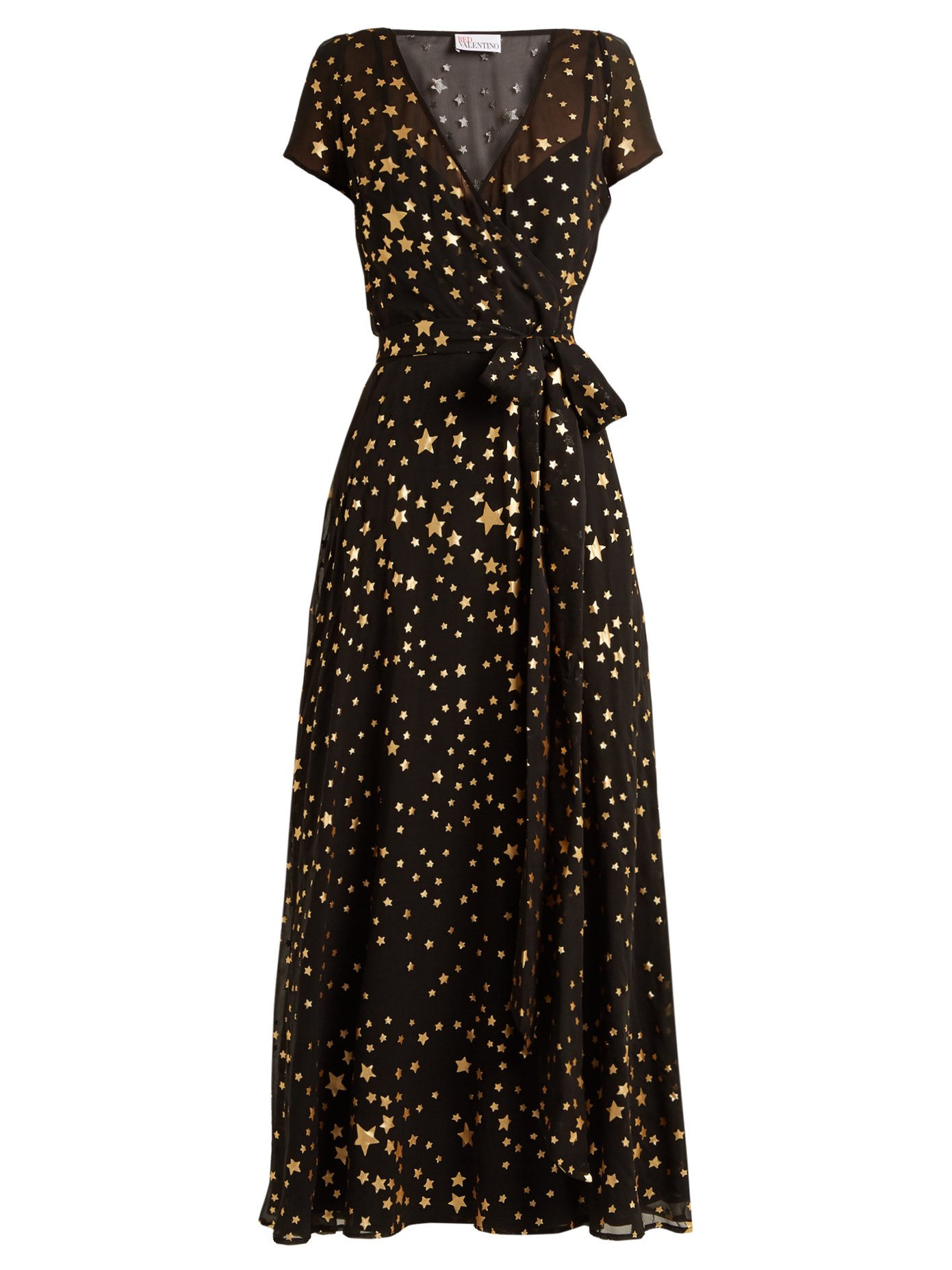 star print maxi dress