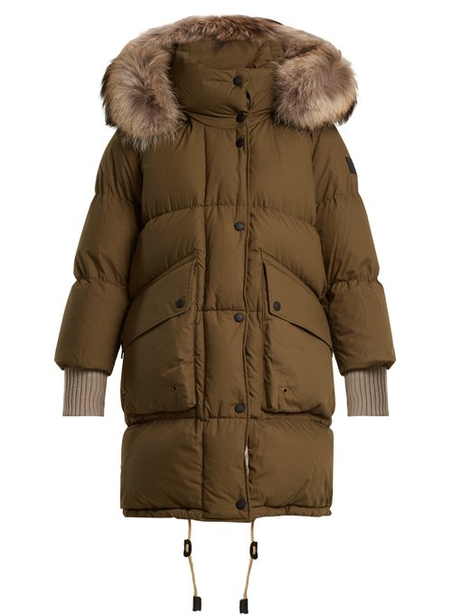 burberry coat with fur