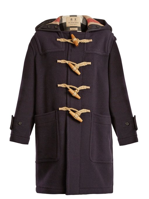 Greenwich hooded wool-blend coat | Burberry | MATCHESFASHION UK