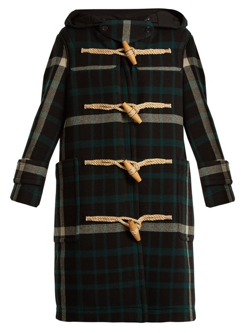 Salhouse hooded tartan wool coat | Burberry | MATCHESFASHION UK