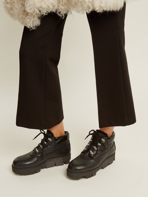 acne track boots