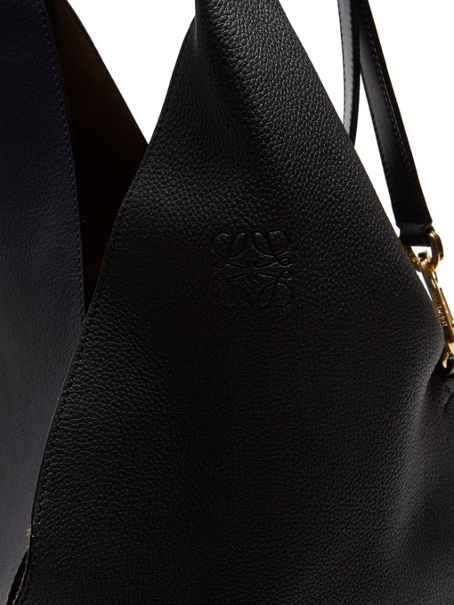 Sling contrast-panel leather shoulder bag | Loewe | MATCHESFASHION UK
