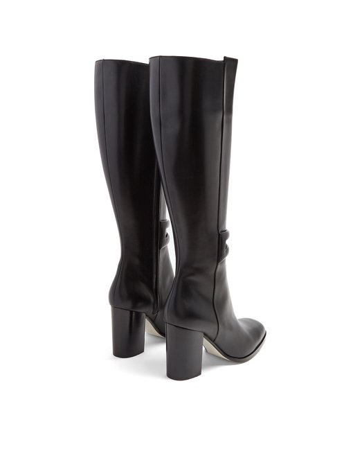 square toe knee high boots