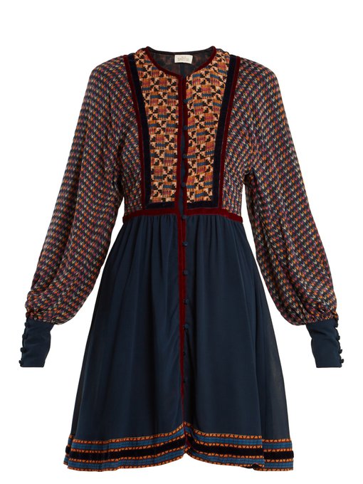 Athena Ashanti-print silk dress | Talitha | MATCHESFASHION UK