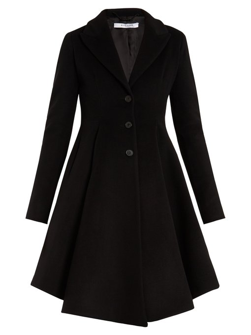 Single-breasted peak-lapel wool-blend coat | Givenchy | MATCHESFASHION UK