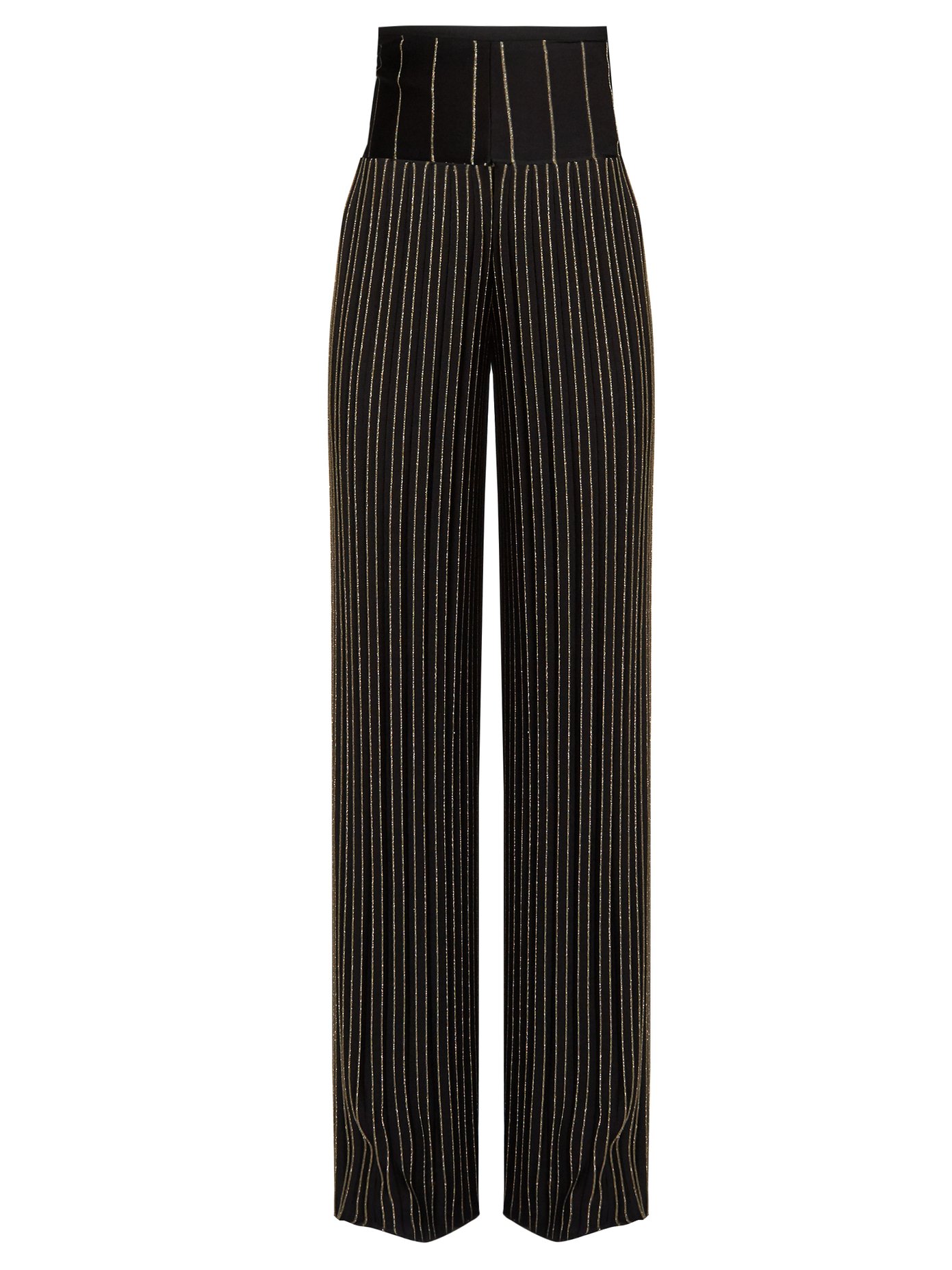 balmain striped pants