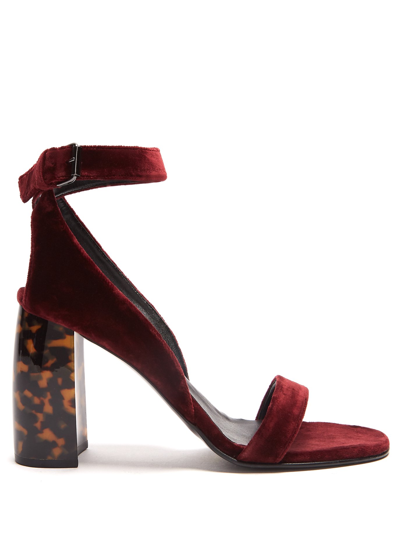 burgundy block heels uk