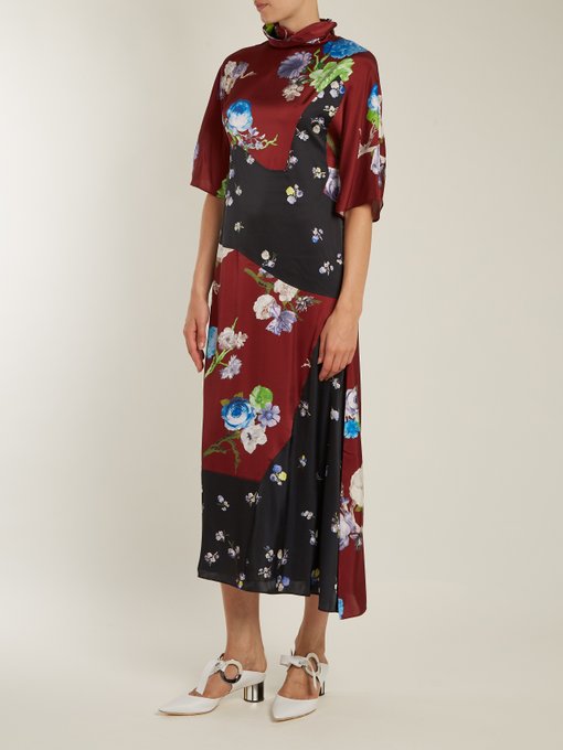 Acne Studios Dilona Floral-printed Dress お買い物 astra-ma.cz