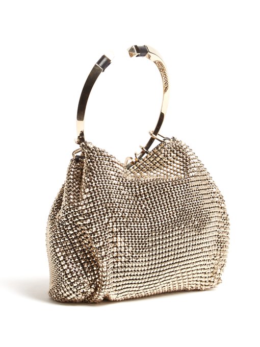Bebop chainmail ring clutch bag | Valentino Garavani | MATCHESFASHION UK