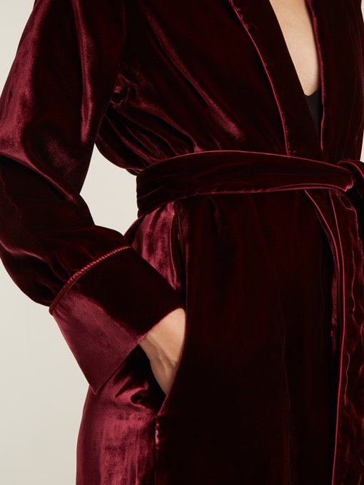 Aegle belted velvet robe | F.R.S – For Restless Sleepers ...