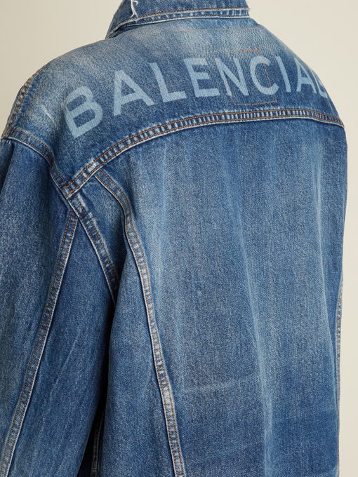 Like a Man denim jacket | Balenciaga | MATCHESFASHION UK