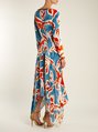 Floral-print velvet wrap dress | Peter Pilotto | MATCHESFASHION UK