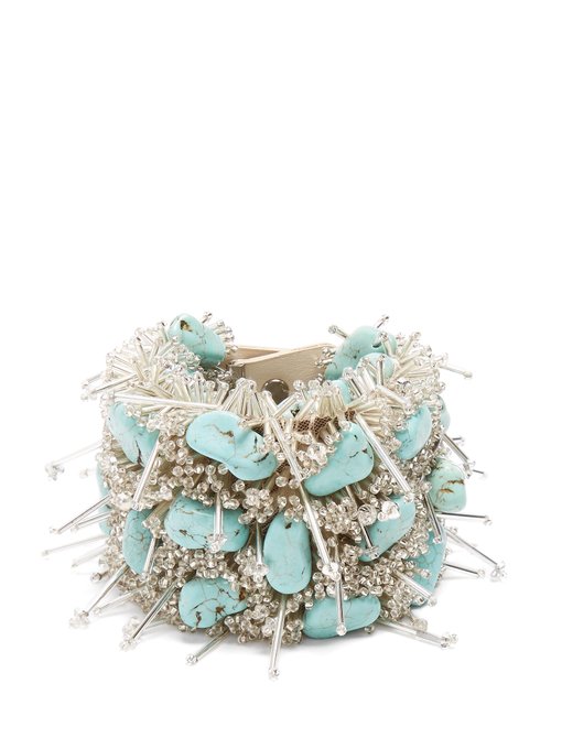 Bead and turquoise-embellished bracelet | Toga | MATCHESFASHION UK
