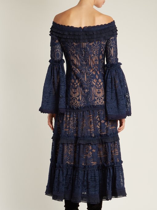 Tower off-the-shoulder lace dress | Jonathan Simkhai | MATCHESFASHION UK