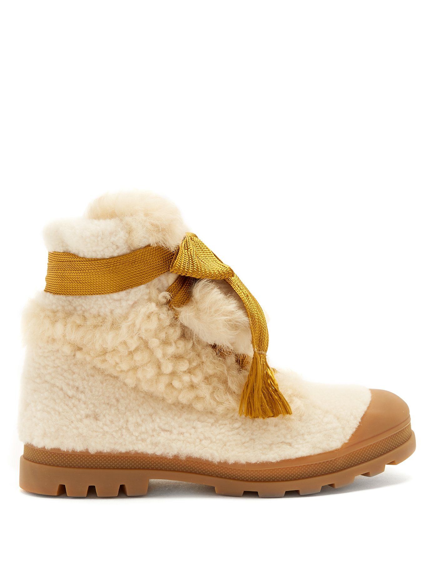 shearling ankle boots uk