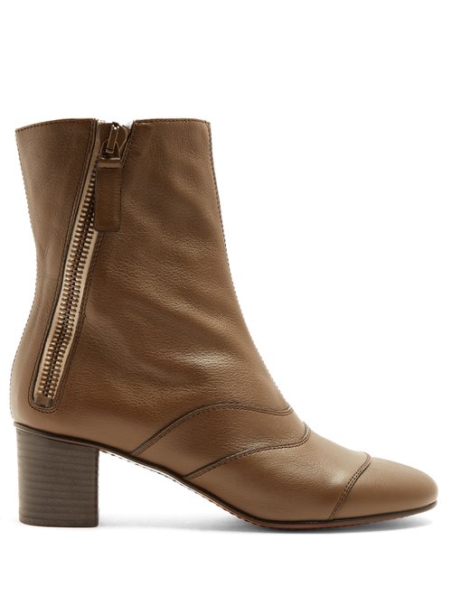 Lexie leather ankle boots | Chloé 