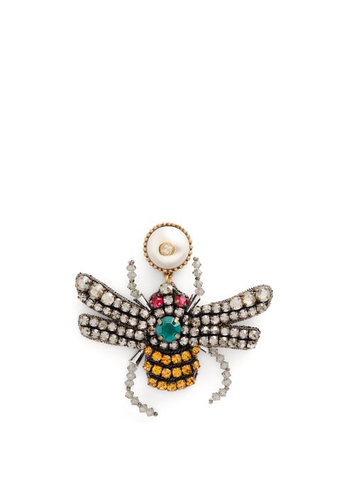 bee earrings gucci
