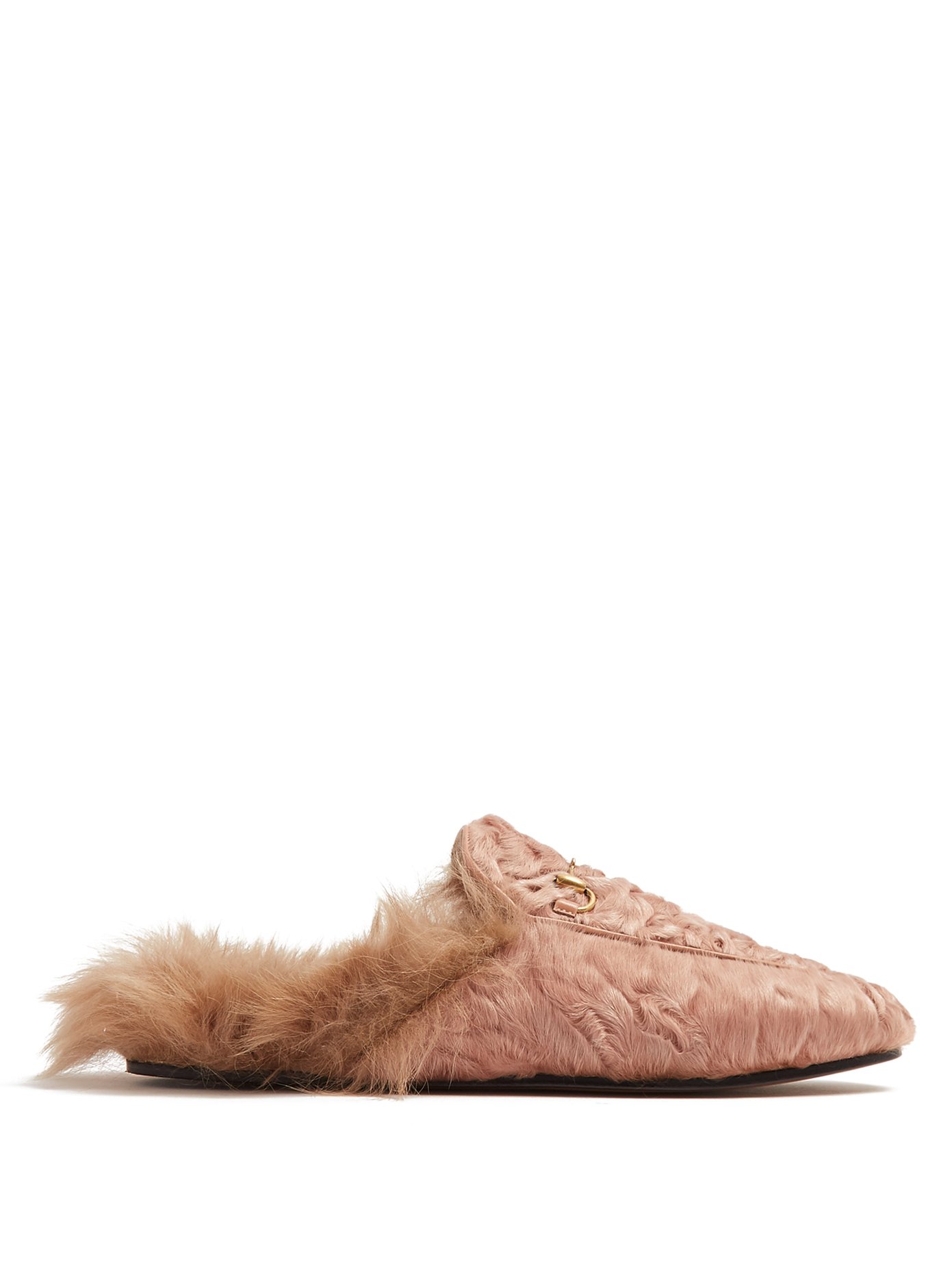 Princetown shearling-lined fur loafers 