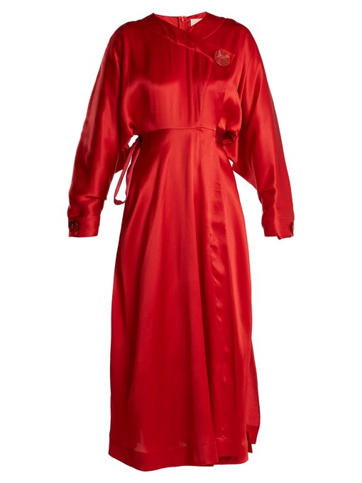 Timona wrap-around silk dress | Roksanda | MATCHESFASHION UK