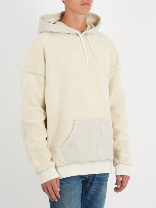 terry towelling hoodie