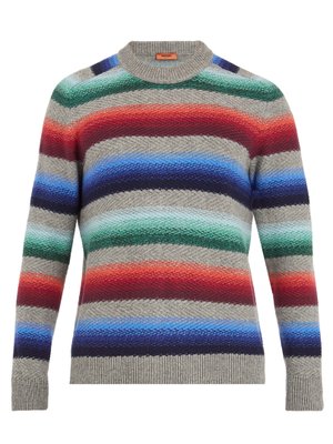 Striped chevron wool-knit sweater | Missoni | MATCHESFASHION US