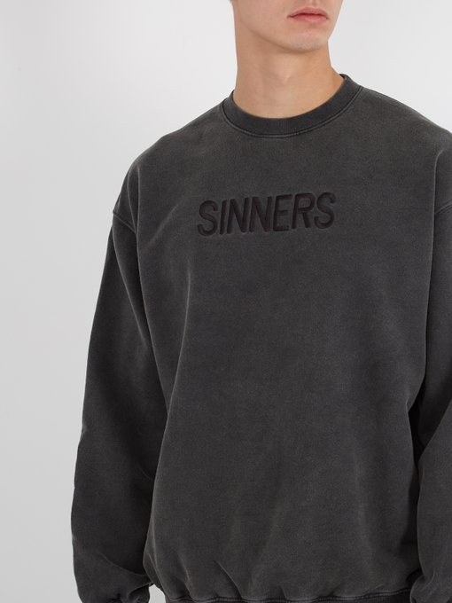 sinners balenciaga sweatshirt