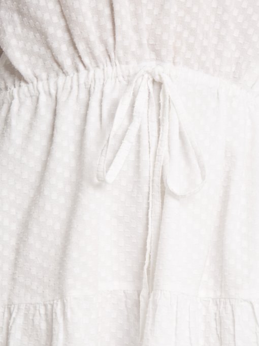 Drawstring cotton-dobby dress | Wiggy Kit | MATCHESFASHION US