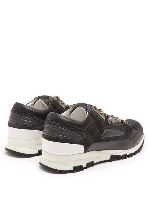 Contrast-panelled low-top trainers | Lanvin | MATCHESFASHION UK