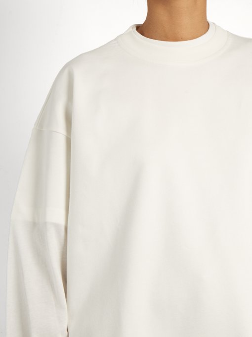 VETEMENTS X Hanes Long-Sleeved Double-Layer Cotton T-Shirt in Colour ...