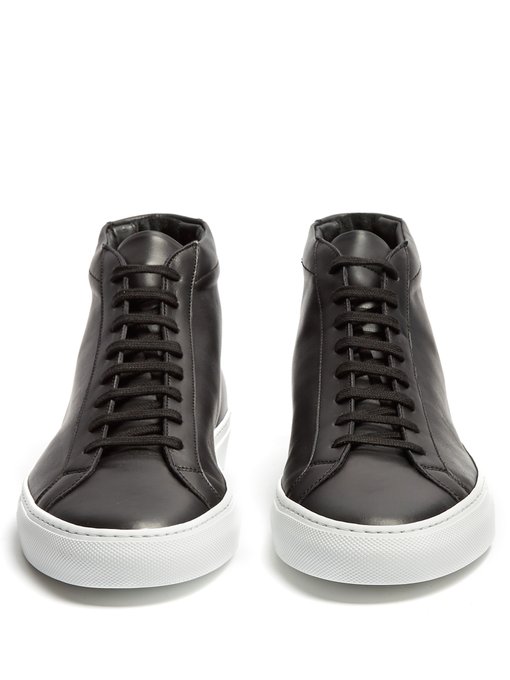 Original Achilles mid-top leather trainers | Common Projects ...