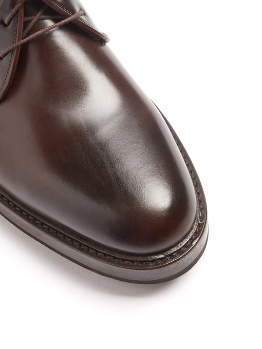 Dexter raised-sole leather desert boots展示图