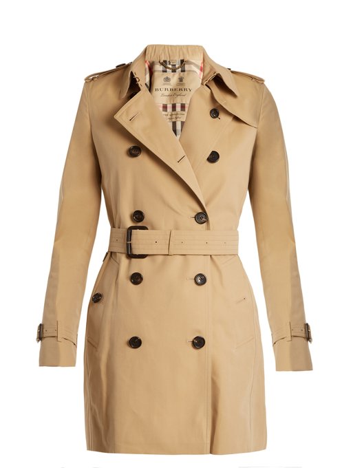Kensington mid-length gabardine trench coat | Burberry | MATCHESFASHION UK