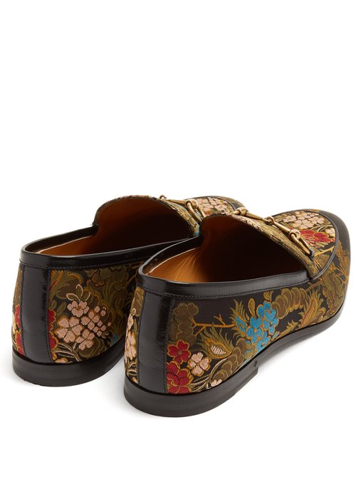 Jordan floral-jacquard loafers展示图