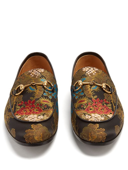 Jordan floral-jacquard loafers展示图